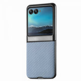 Motorola Razr 40 Ultra Skal Kolfibertextur Blå