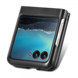 Motorola Razr 40 Ultra Skal Kolfibertextur Brun