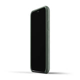 Mujjo iPhone 11 Pro Skal Full Leather Case Slate Green