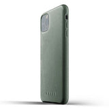 Mujjo iPhone 11 Pro Max Skal Full Leather Case Slate Green
