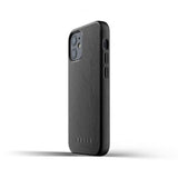 Mujjo iPhone 12 Mini Skal Full Leather Case Svart