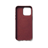 Mujjo iPhone 15 Pro Max Skal Full Leather Case MagSafe Burgundy