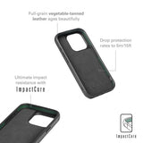 Mujjo iPhone 15 Pro Skal Shield Case Svart