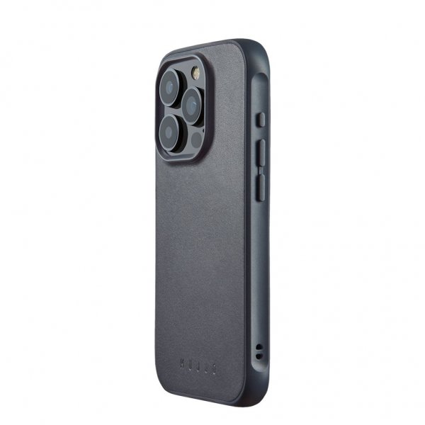 Mujjo iPhone 15 Pro Skal Shield Case Steel Blue