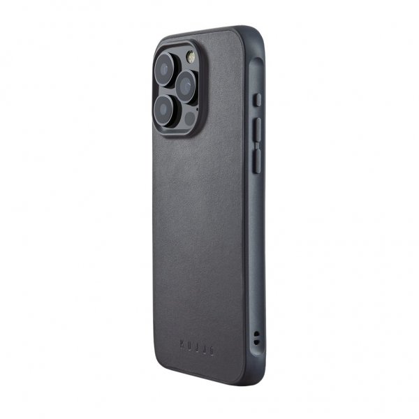 Mujjo iPhone 15 Pro Max Skal Shield Case Steel Blue