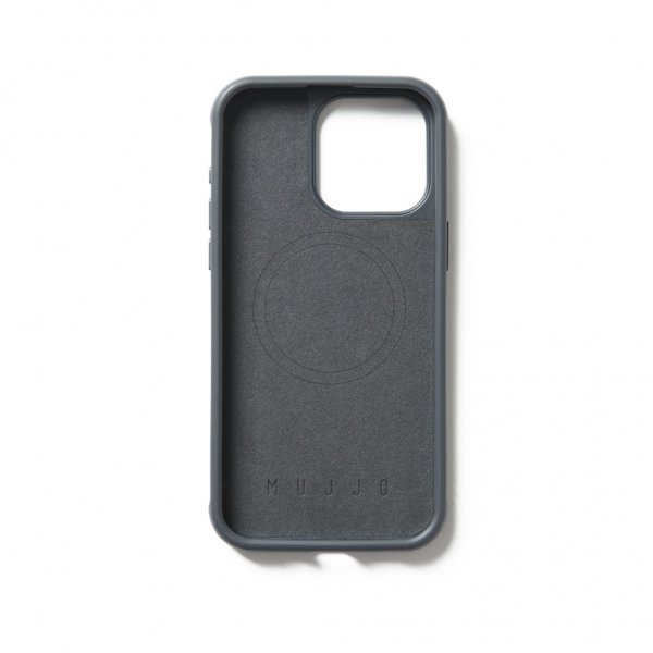Mujjo iPhone 15 Pro Max Skal Shield Case Steel Blue