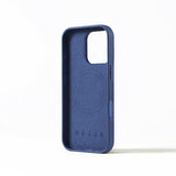 Mujjo iPhone 16 Pro Skal Full Leather Case Monaco Blue