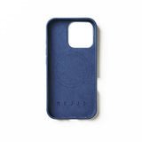 Mujjo iPhone 16 Pro Skal Full Leather Case Monaco Blue