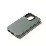 Mujjo iPhone 16 Pro Skal Full Leather Case Green Smoke