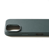 Mujjo iPhone 16 Pro Skal Full Leather Case Livid Green