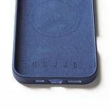 Mujjo iPhone 16 Pro Max Skal Full Leather Case Monaco Blue