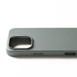Mujjo iPhone 16 Pro Max Skal Full Leather Case Green Smoke