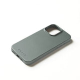 Mujjo iPhone 16 Pro Max Skal Full Leather Case Green Smoke