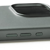 Mujjo iPhone 16 Pro Max Skal Full Leather Case Green Smoke