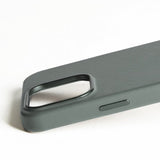 Mujjo iPhone 16 Pro Max Skal Full Leather Case Green Smoke