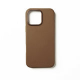 Mujjo iPhone 16 Pro Max Skal Full Leather Case Dark Tan
