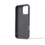 Mujjo iPhone 16 Pro Max Skal Shield Case Steel Blue