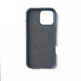 Mujjo iPhone 16 Pro Max Skal Shield Case Steel Blue