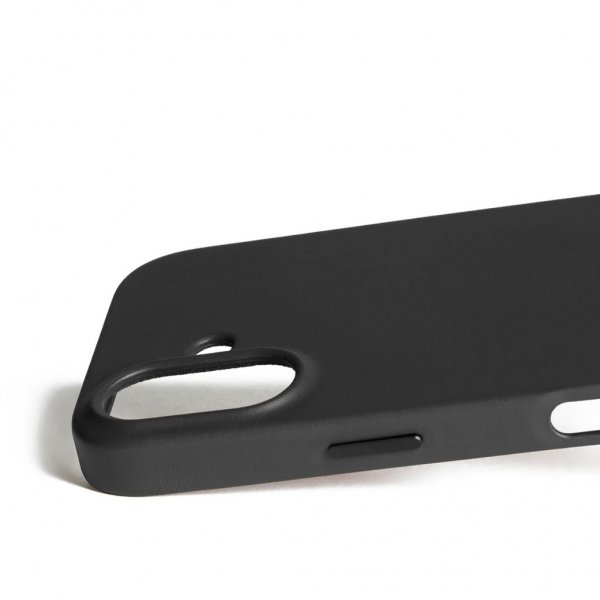 Mujjo iPhone 17 Skal Full Leather Case MagSafe Svart