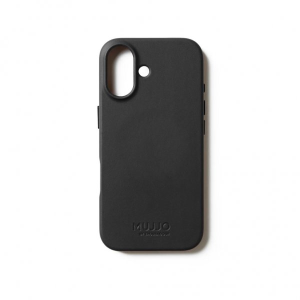 Mujjo iPhone 17 Skal Full Leather Case MagSafe Svart