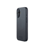 Mujjo iPhone 17 Skal Full Leather Case MagSafe Basalt