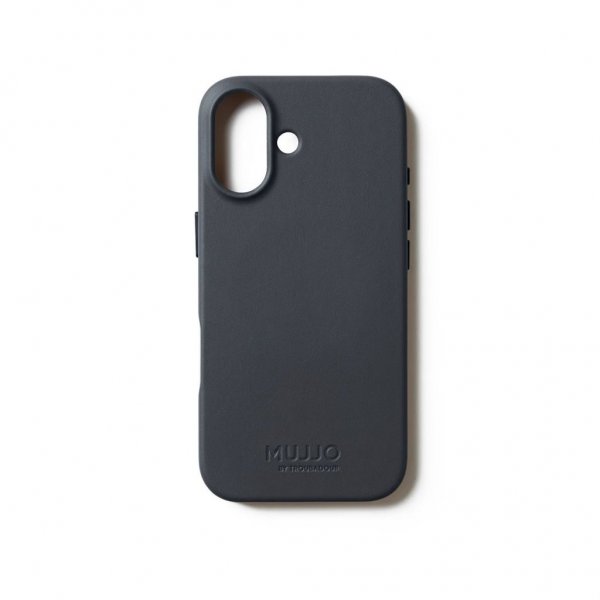 Mujjo iPhone 17 Skal Full Leather Case MagSafe Basalt