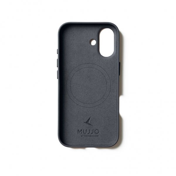 Mujjo iPhone 17 Skal Full Leather Case MagSafe Basalt
