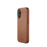 Mujjo iPhone 17 Skal Full Leather Case MagSafe Tan
