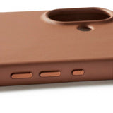 Mujjo iPhone 17 Skal Full Leather Case MagSafe Tan