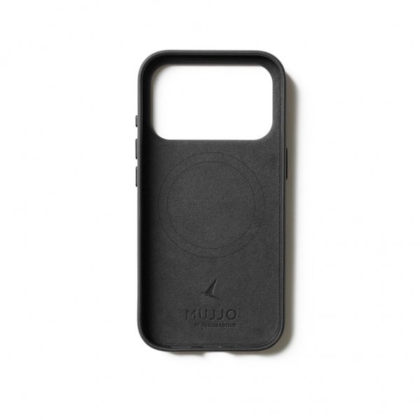 Mujjo iPhone 17 Pro Skal Full Leather Case MagSafe Svart