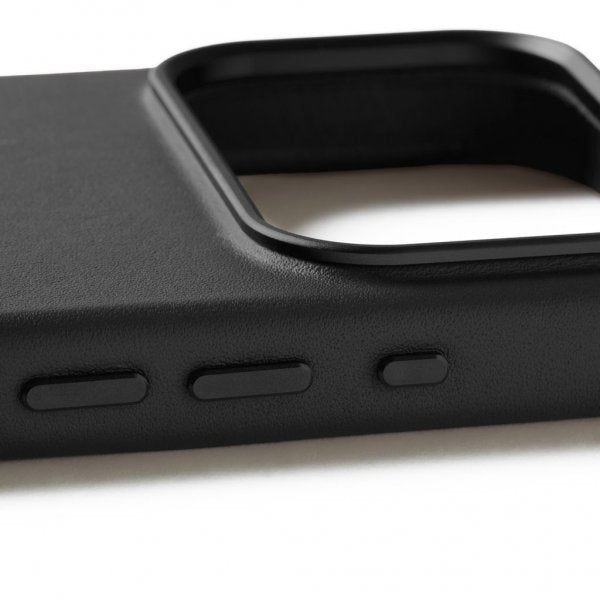 Mujjo iPhone 17 Pro Skal Full Leather Case MagSafe Svart