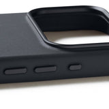 Mujjo iPhone 17 Pro Skal Full Leather Case MagSafe Basalt