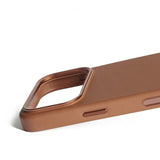 Mujjo iPhone 17 Pro Skal Full Leather Case MagSafe Tan