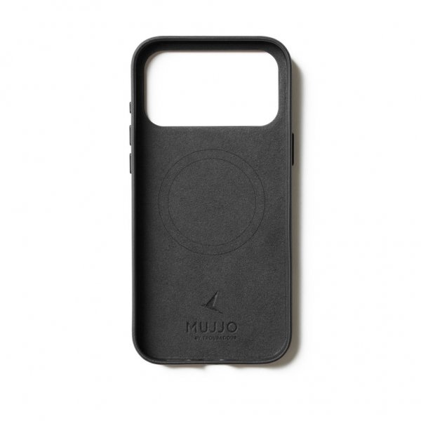 Mujjo iPhone 17 Pro Max Skal Full Leather Case MagSafe Svart