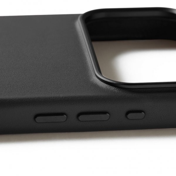 Mujjo iPhone 17 Pro Max Skal Full Leather Case MagSafe Svart