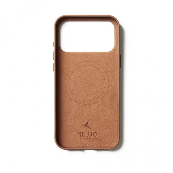 Mujjo iPhone 17 Pro Max Skal Full Leather Case MagSafe Tan