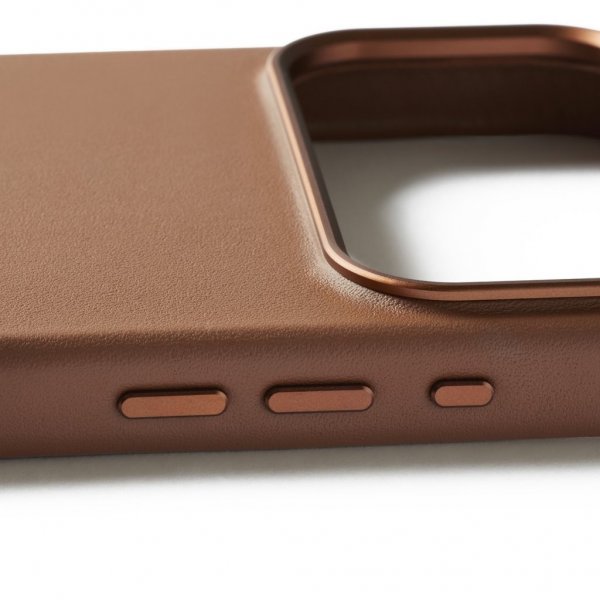 Mujjo iPhone 17 Pro Max Skal Full Leather Case MagSafe Tan