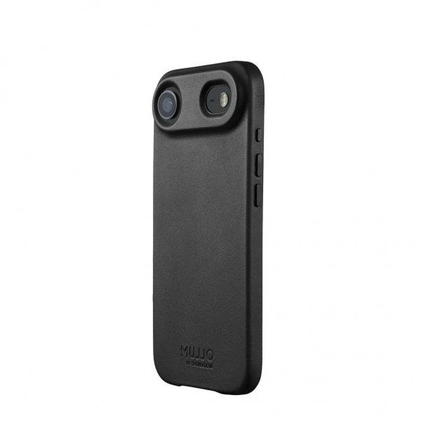 Mujjo iPhone Air Skal Full Leather Case MagSafe Svart