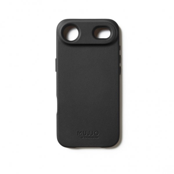 Mujjo iPhone Air Skal Full Leather Case MagSafe Svart