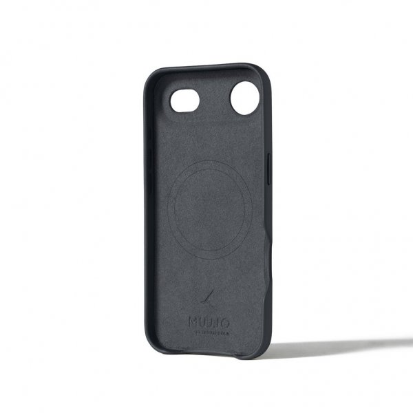 Mujjo iPhone Air Skal Full Leather Case MagSafe Basalt