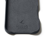 Mujjo iPhone Air Skal Full Leather Case MagSafe Basalt