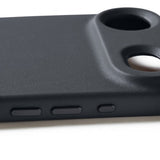 Mujjo iPhone Air Skal Full Leather Case MagSafe Basalt