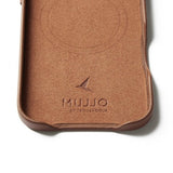 Mujjo iPhone Air Skal Full Leather Case MagSafe Tan