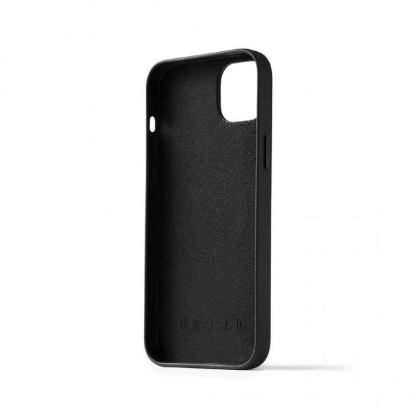 Mujjo iPhone 14 Plus Skal Full Leather Case MagSafe Svart