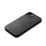 Mujjo iPhone 14 Plus Skal Full Leather Case MagSafe Svart