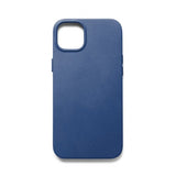 Mujjo iPhone 14 Plus Skal Full Leather Case MagSafe Monaco Blue