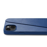 Mujjo iPhone 14 Plus Skal Full Leather Wallet Case Tan