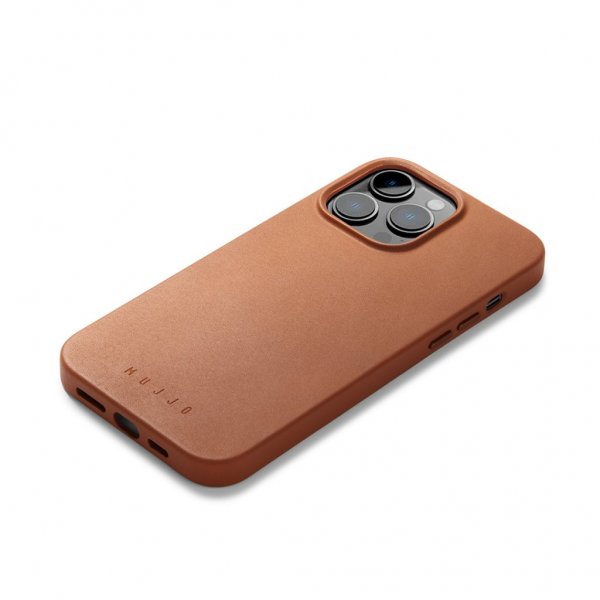 Mujjo iPhone 14 Pro Max Skal Full Leather Case MagSafe Monaco Blue