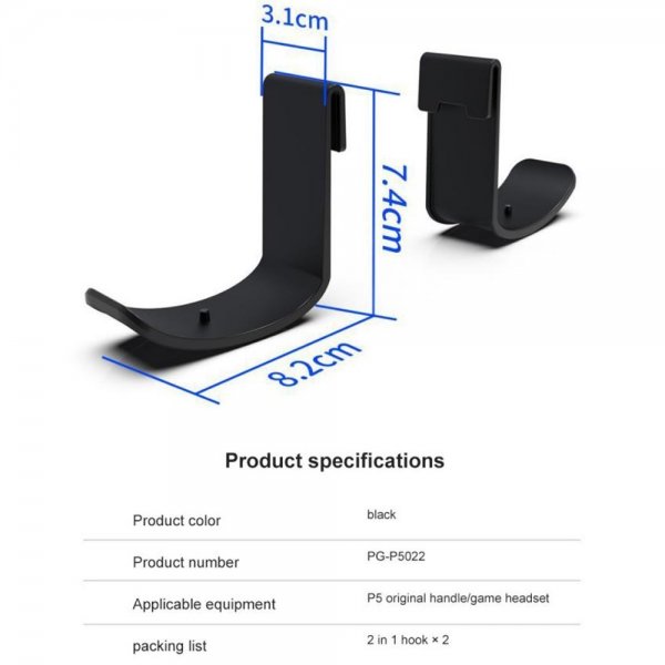 Ipega Multifunktionell Sidohängare till PlayStation 5 2-pack