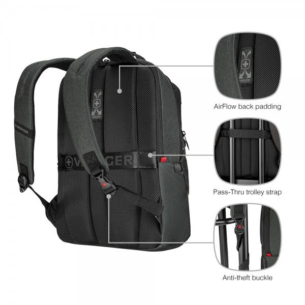 Wenger MX ECO Professional 16" Datorryggsäck Svart